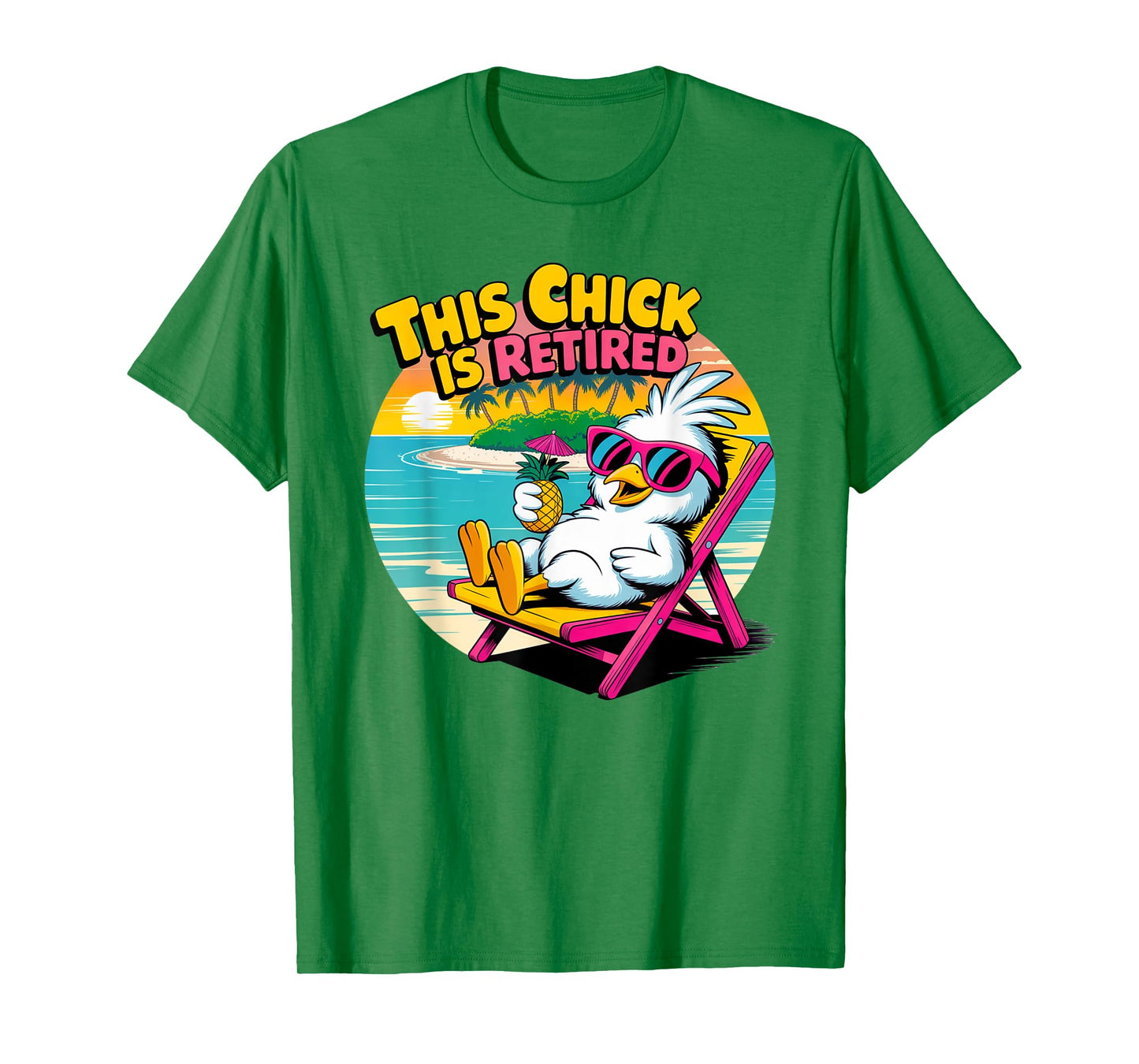 This Chick Is Retired Chicken Woman Funny Retirement Present T-Shirt