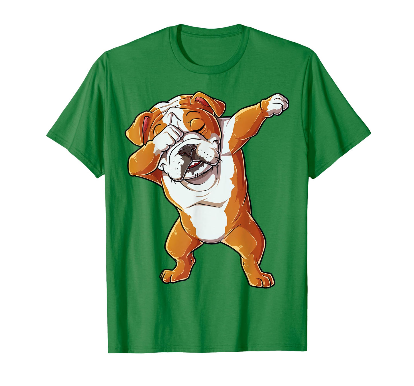 Dabbing English Bulldog T shirt Boys Dab Dance Puppy Lover T-Shirt