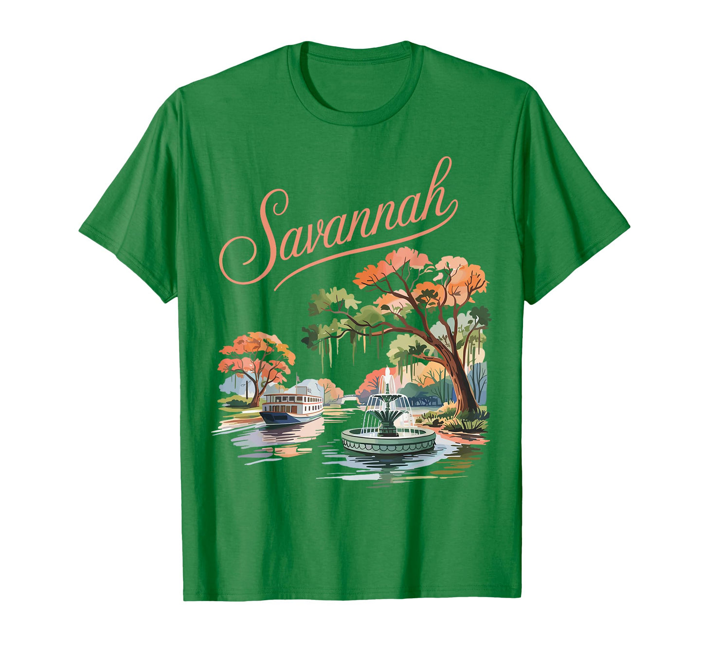 Historic Savannah Georgia Vintage Southern City T-Shirt