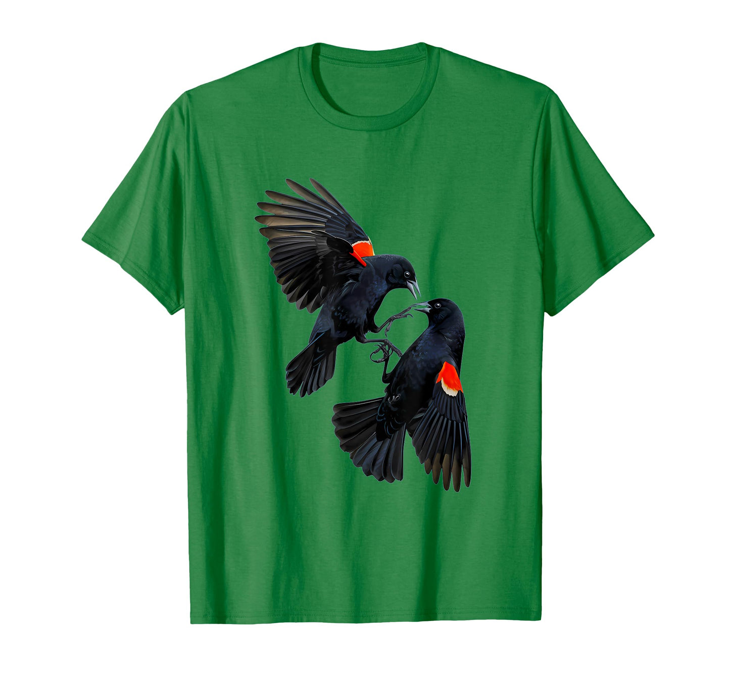 Red-Winged Black Bird, Birdwatching Red Winged Blackbirds T-Shirt