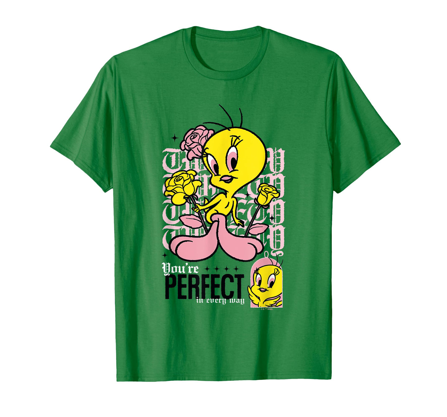 Looney Tunes Tweety Bird You're Perfect In Every Way Retro T-Shirt