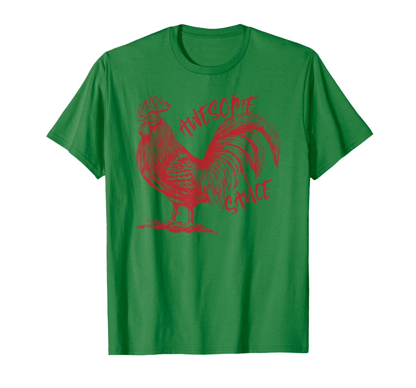 Awesome Sauce Rooster Retro Vintage T-Shirt