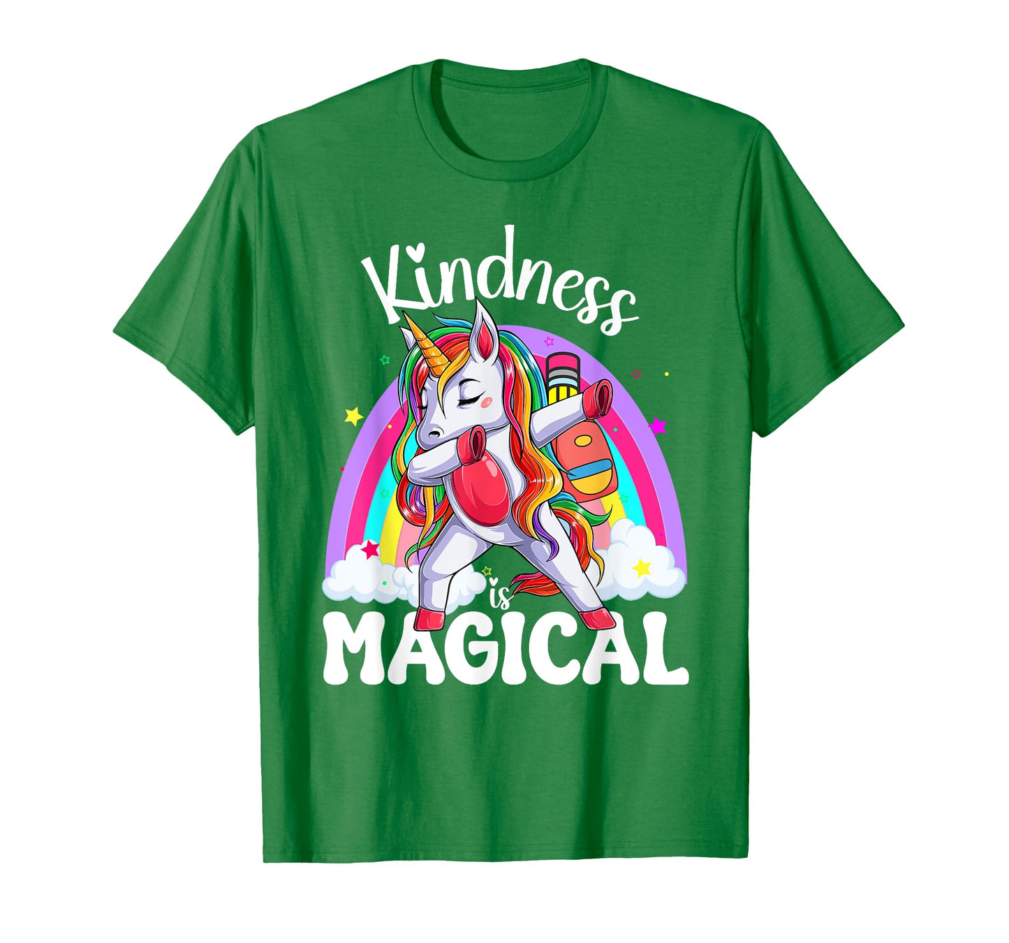 Groovy Unity Day Orange Kindness is Magical Unicorn Kids T-Shirt