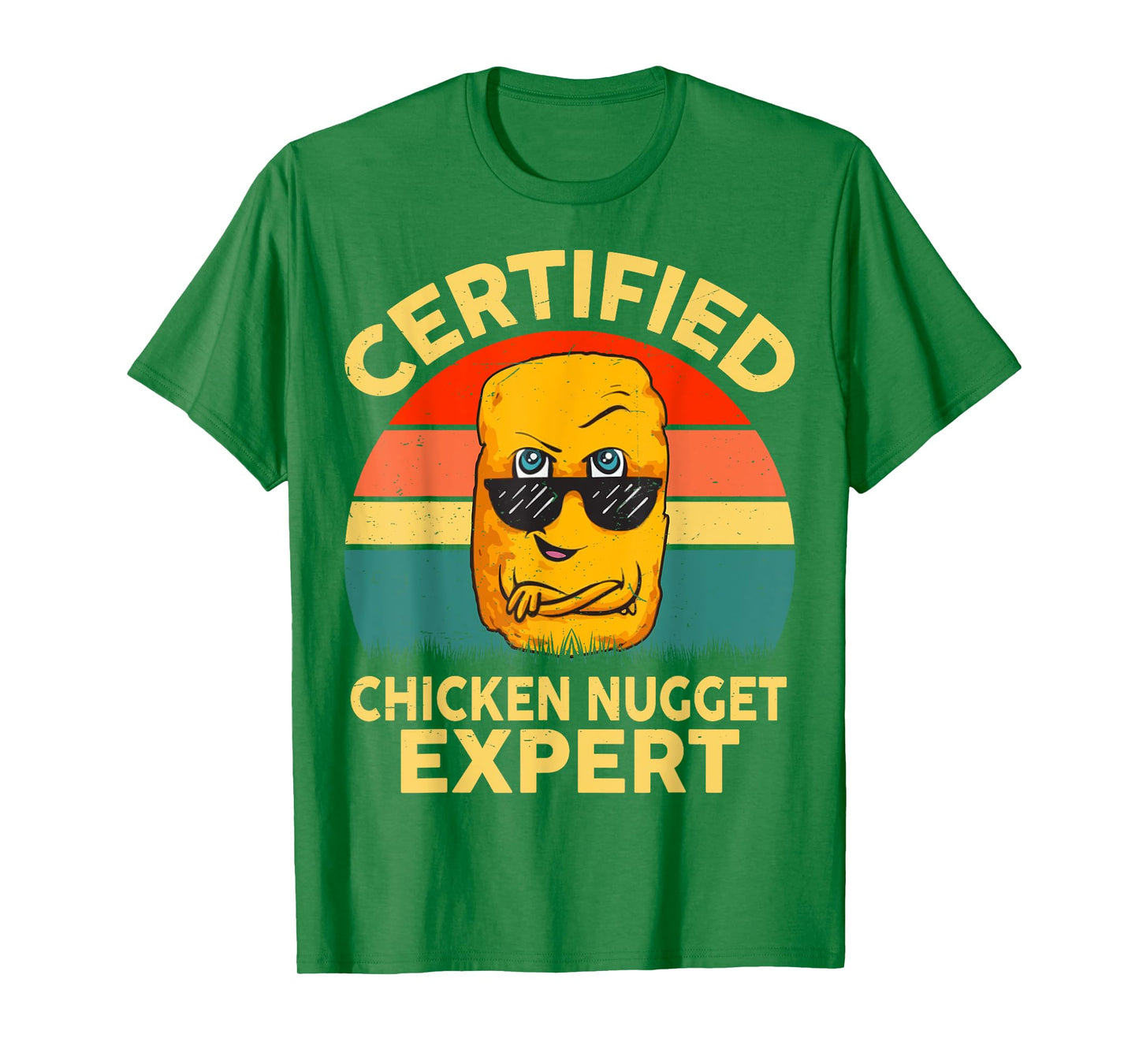 Boys Certified Chicken Nugget Expert Funny Chicken Nugget T-Shirt