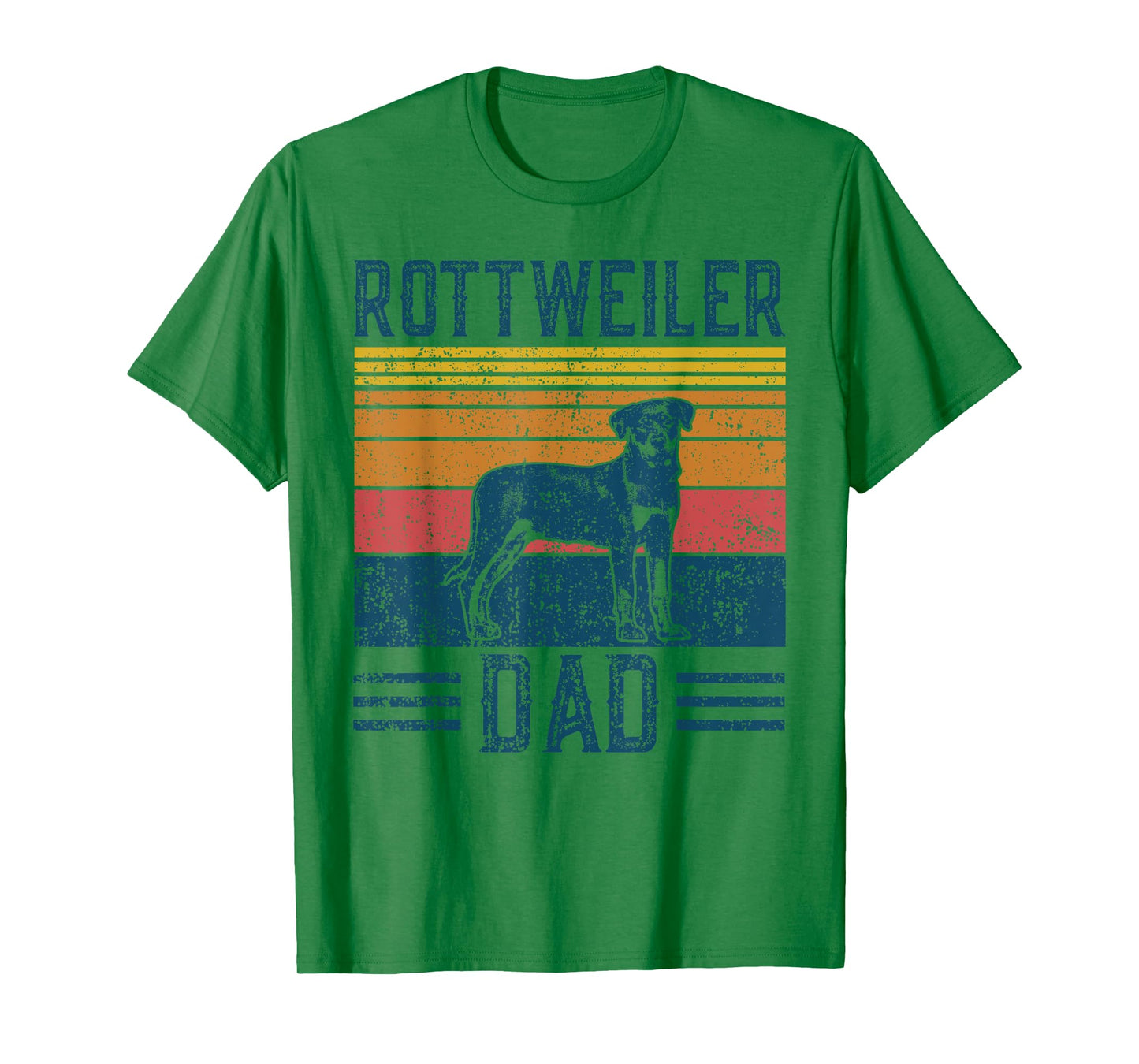 Dog Rottie Dad - Vintage Rottweiler Dad Men Women T-Shirt