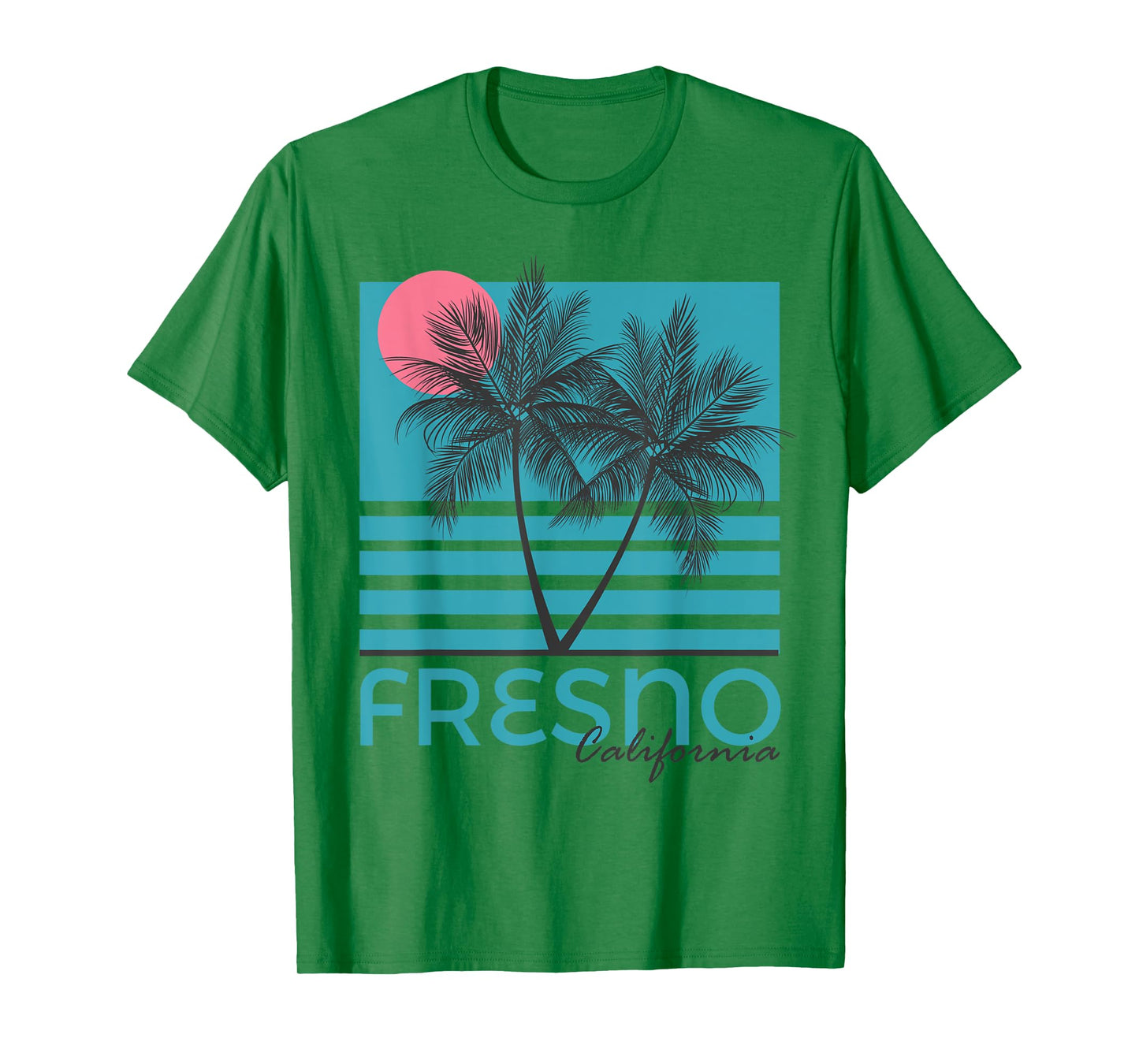 Fresno CA Souvenir California Palm Tree T-Shirt
