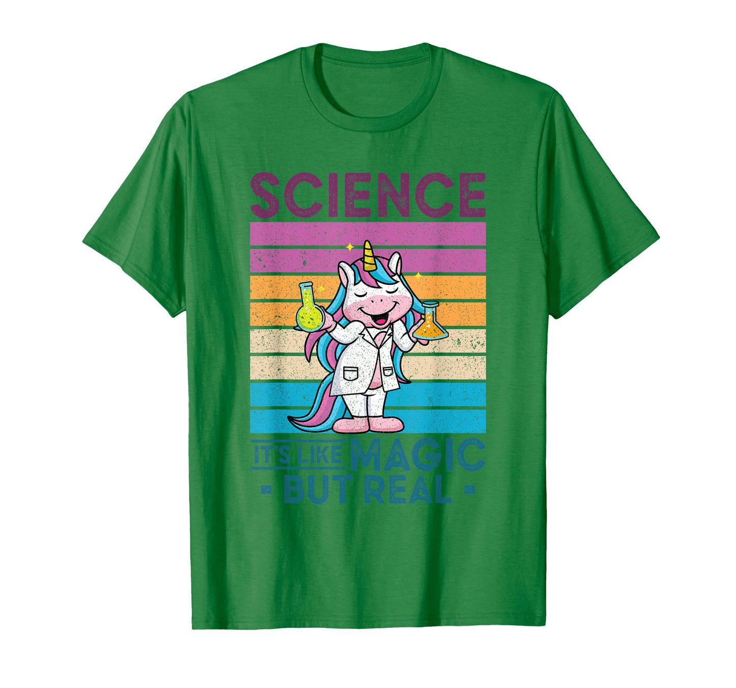 Science It's Like Magic But Real Unicorn Scientist Science T-Shirt