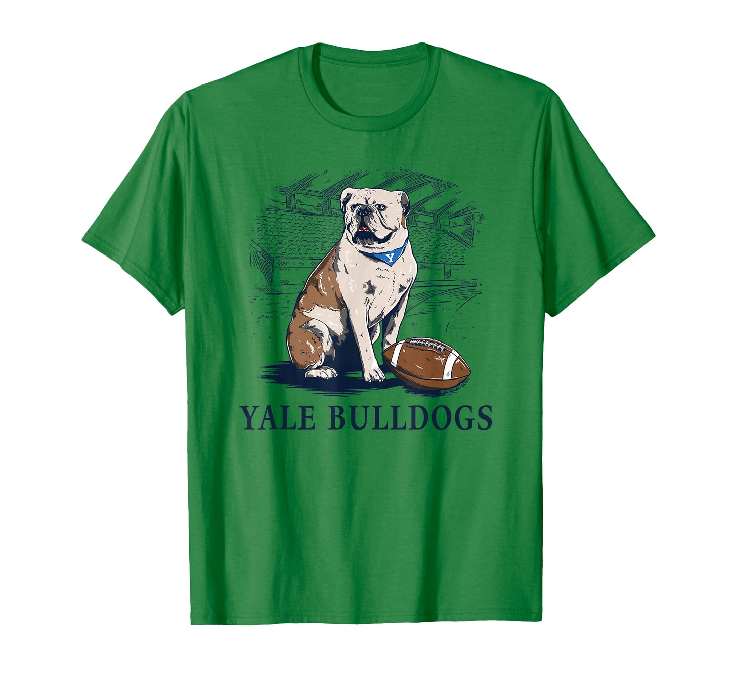 Yale University Bulldog Handsome Dan XIX Line Art T-Shirt