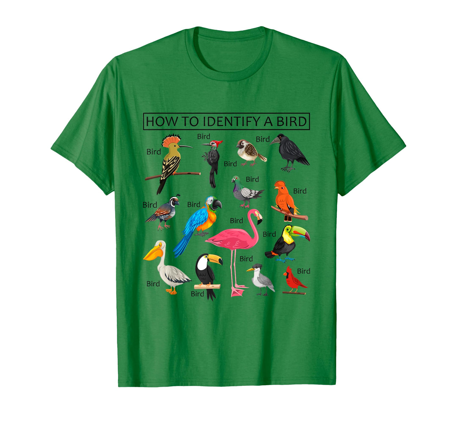 How To Identify A Bird Funny Birds Lover Nature Birdwatcher T-Shirt