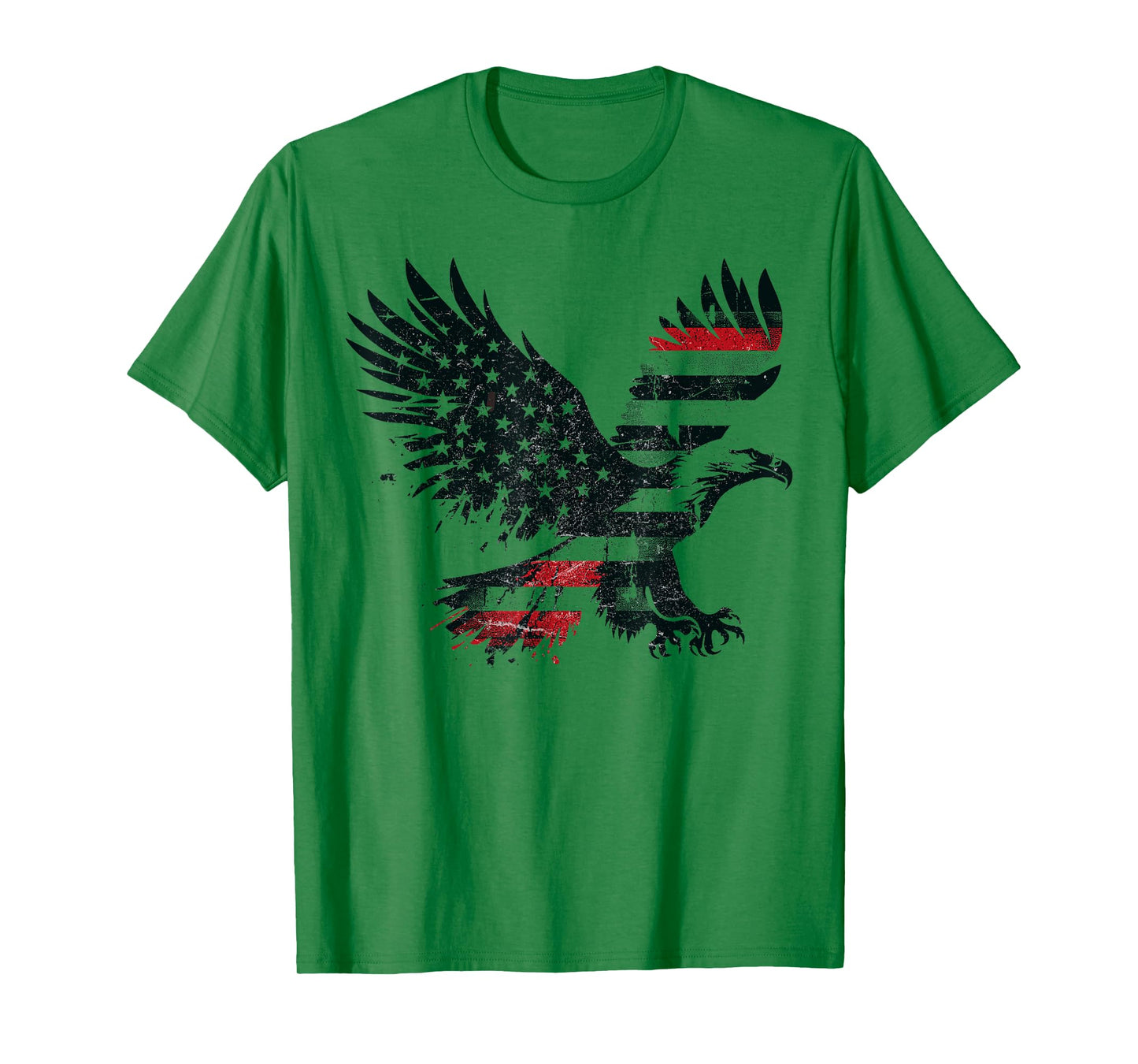 Bald Eagle Mullet Merica American Flag Patriotic 4th Of July T-Shirt for Women Men