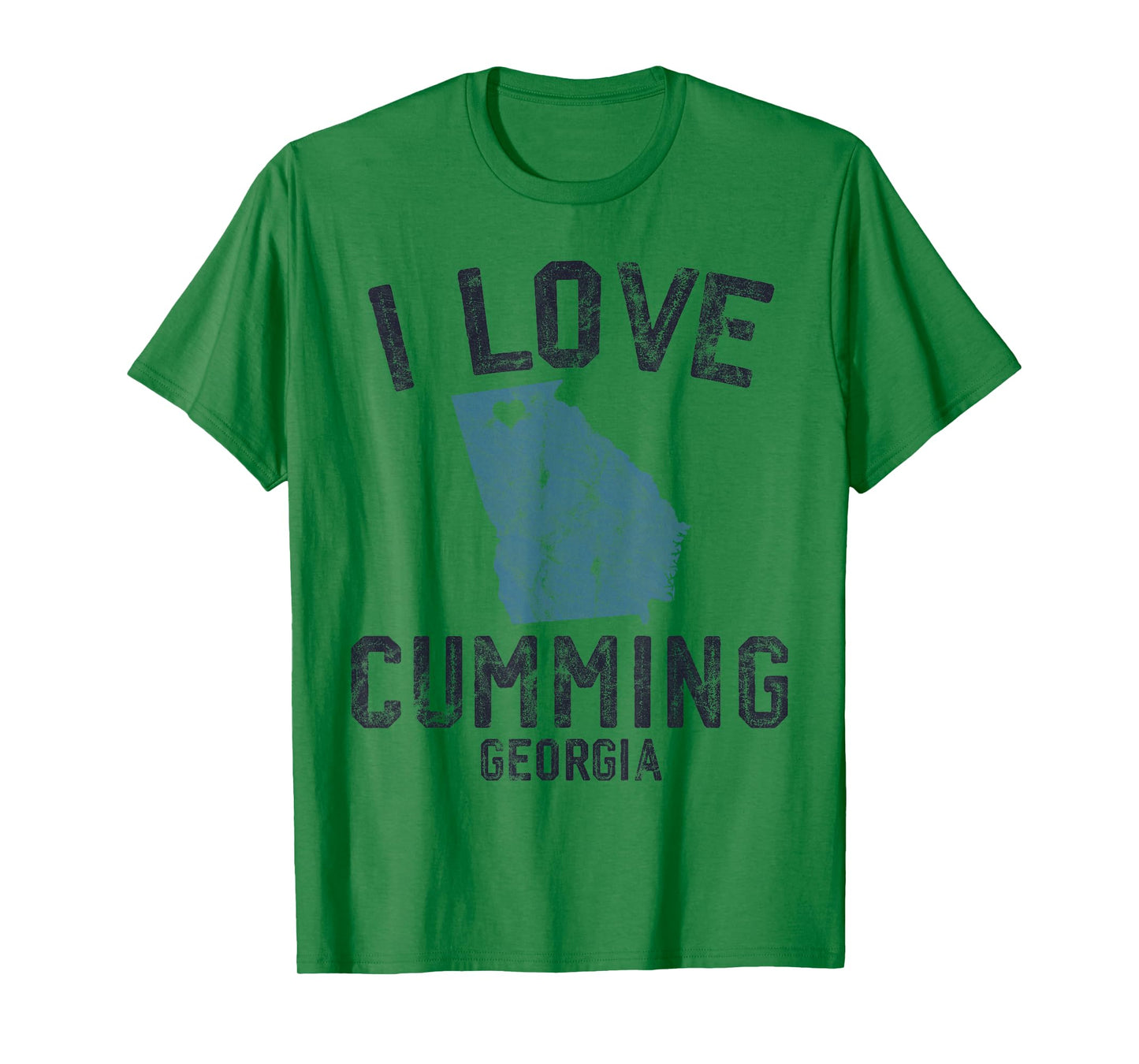 I Love Cumming Georgia Funny United States T-Shirt