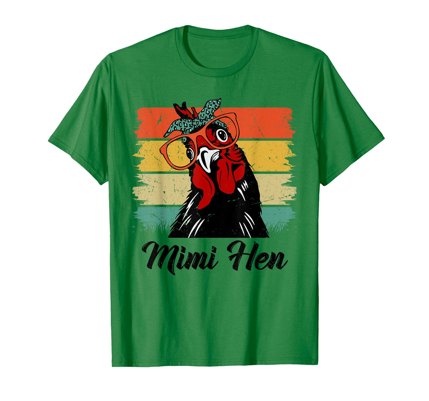 Retro Mimi Hen Chicken Mimi Chicken Lover Farmer Mothers Day T-Shirt