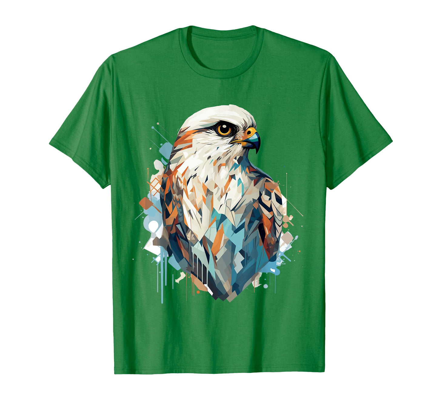 American Kestrel Bird Geometric Patten Art,Cute Kestrel Love T-Shirt