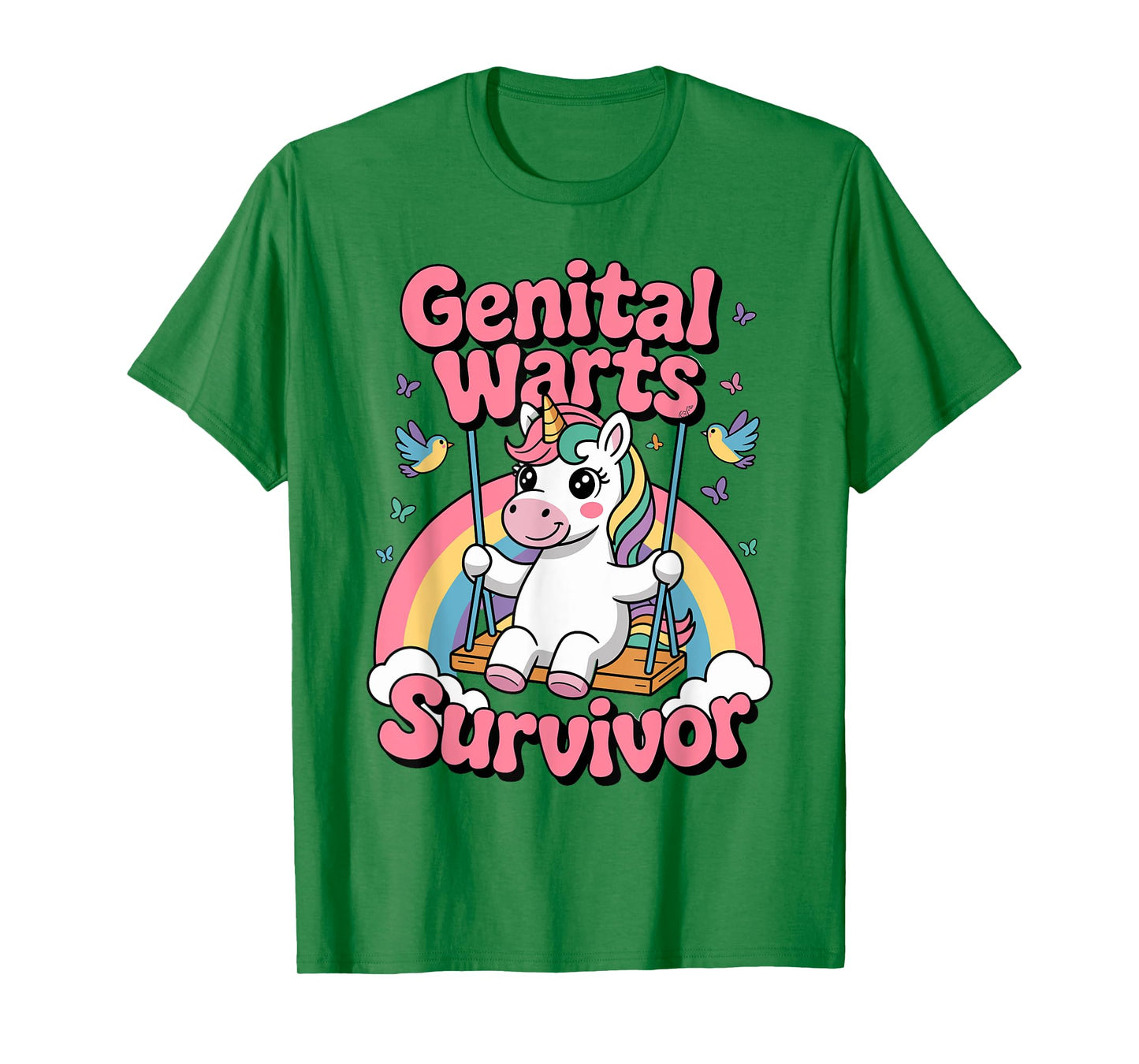 Genital Warts Survivor Unicorn T-Shirt