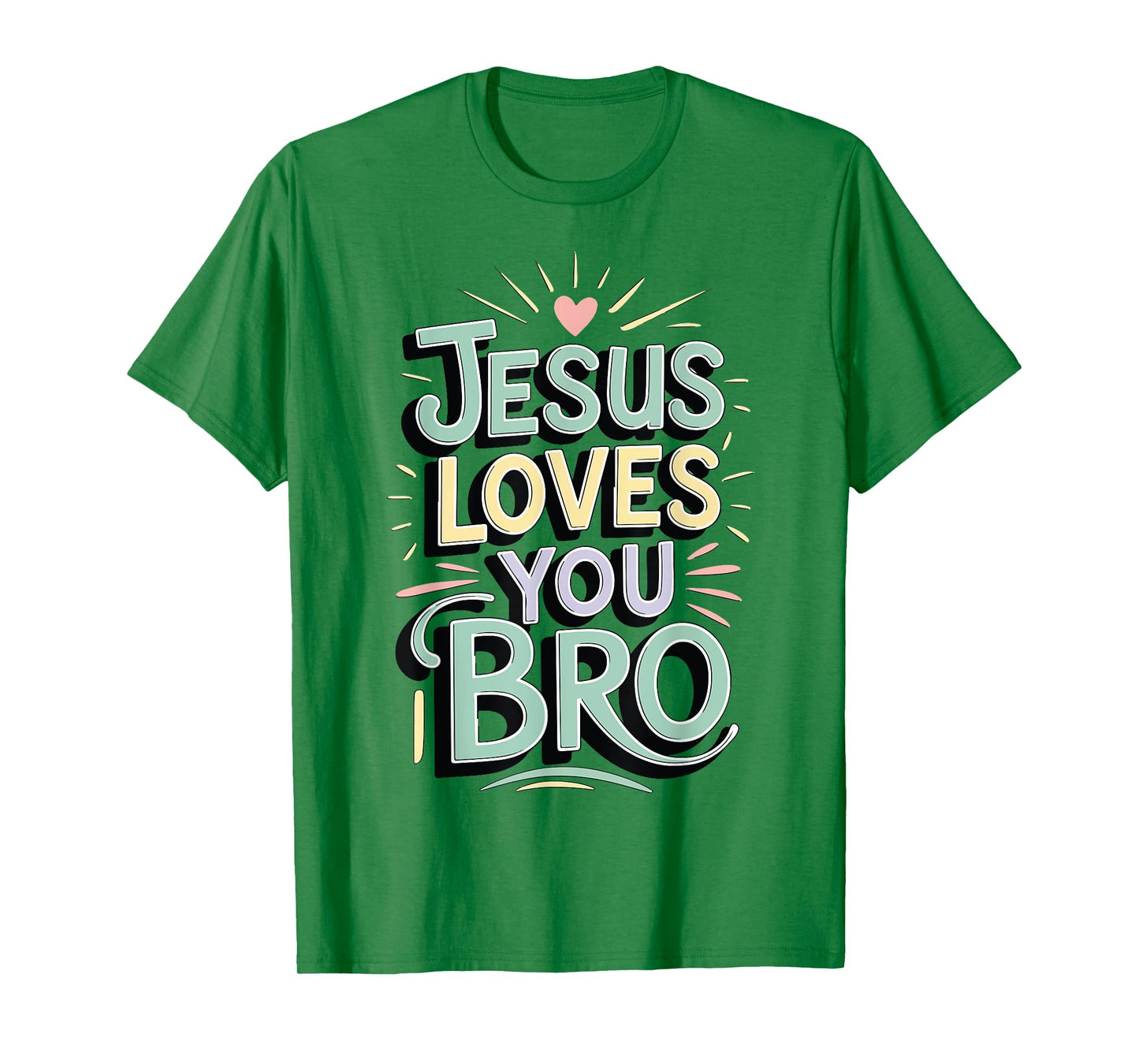 Youth Jesus Love You Bro Funny Christian God Son Boy Toddler T-Shirt
