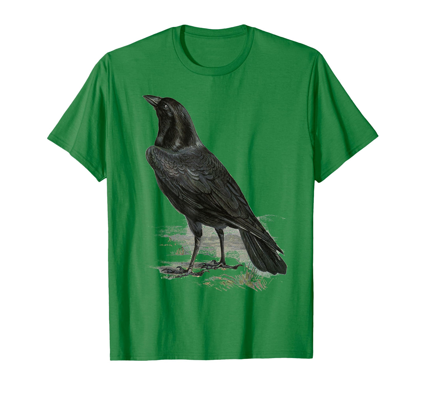 Raven Vintage Illustration Crow T-Shirt