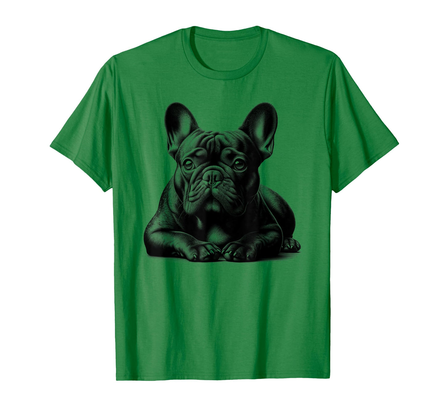 Cute French Bulldog in Lying Pose T-Shirt