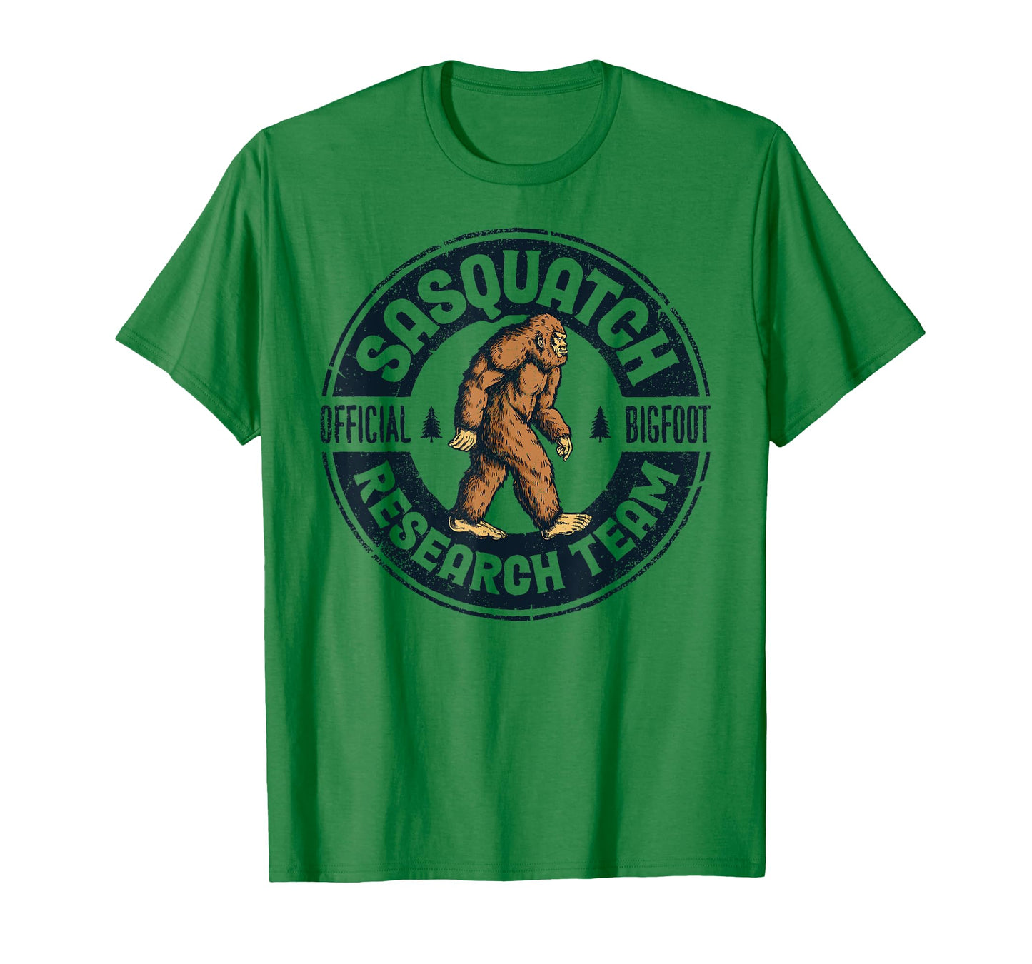 Bigfoot Research Team Retro Vintage Sasquatch Men Women T-Shirt