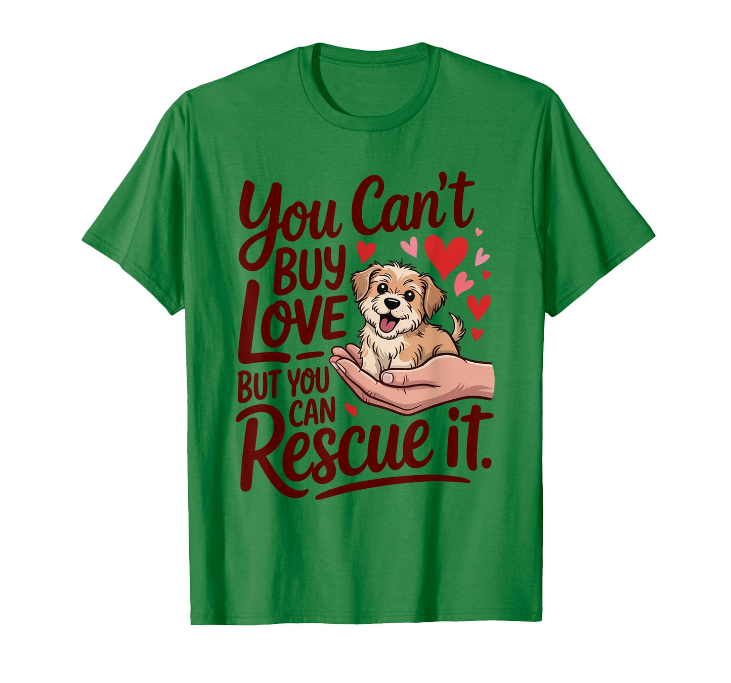 Rescue Dog Lover Dog Mom Save a Dog T-Shirt for Men Women Kids