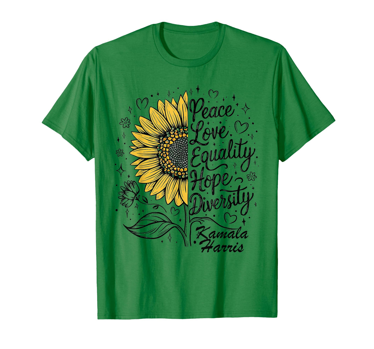 Peace Equality Love Hope Diversity Kamala Harris T-Shirt