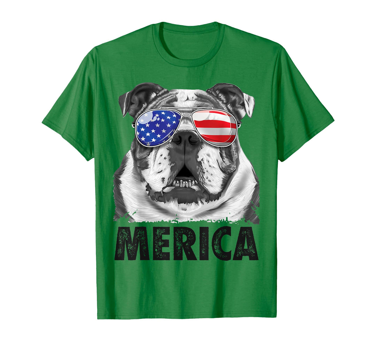 English Bulldog 4th of July Shirt Merica Men Women American T-Shirt