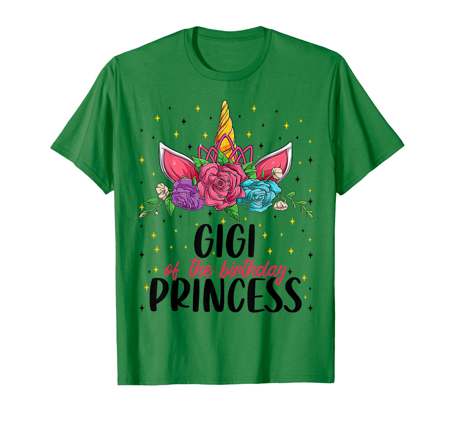 Gigi of the Birthday Girl Unicorn Bday Girl Party T-Shirt