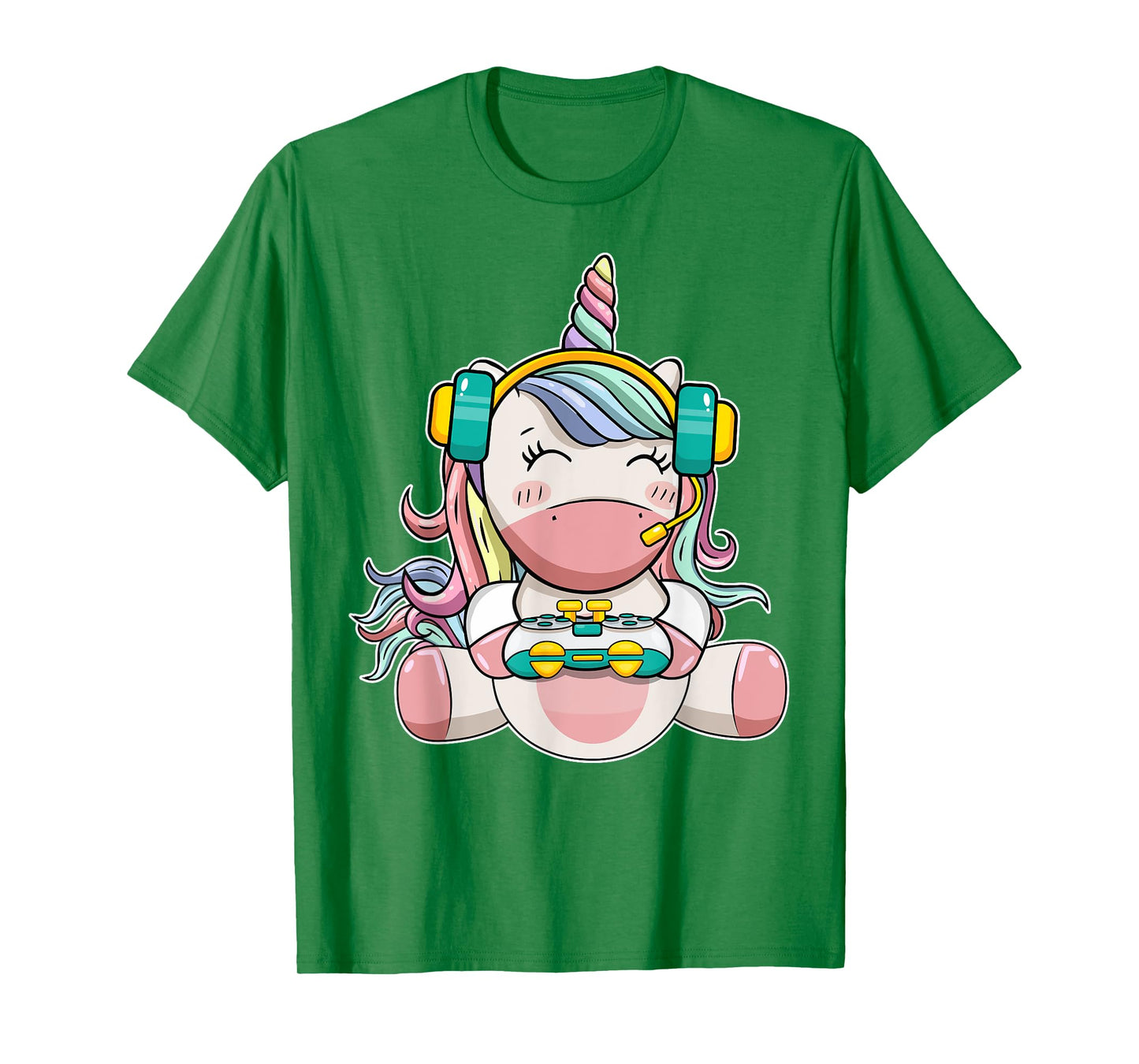 Gamer Girl Unicorn Gaming Cute Video Game Women Kids Girls T-Shirt
