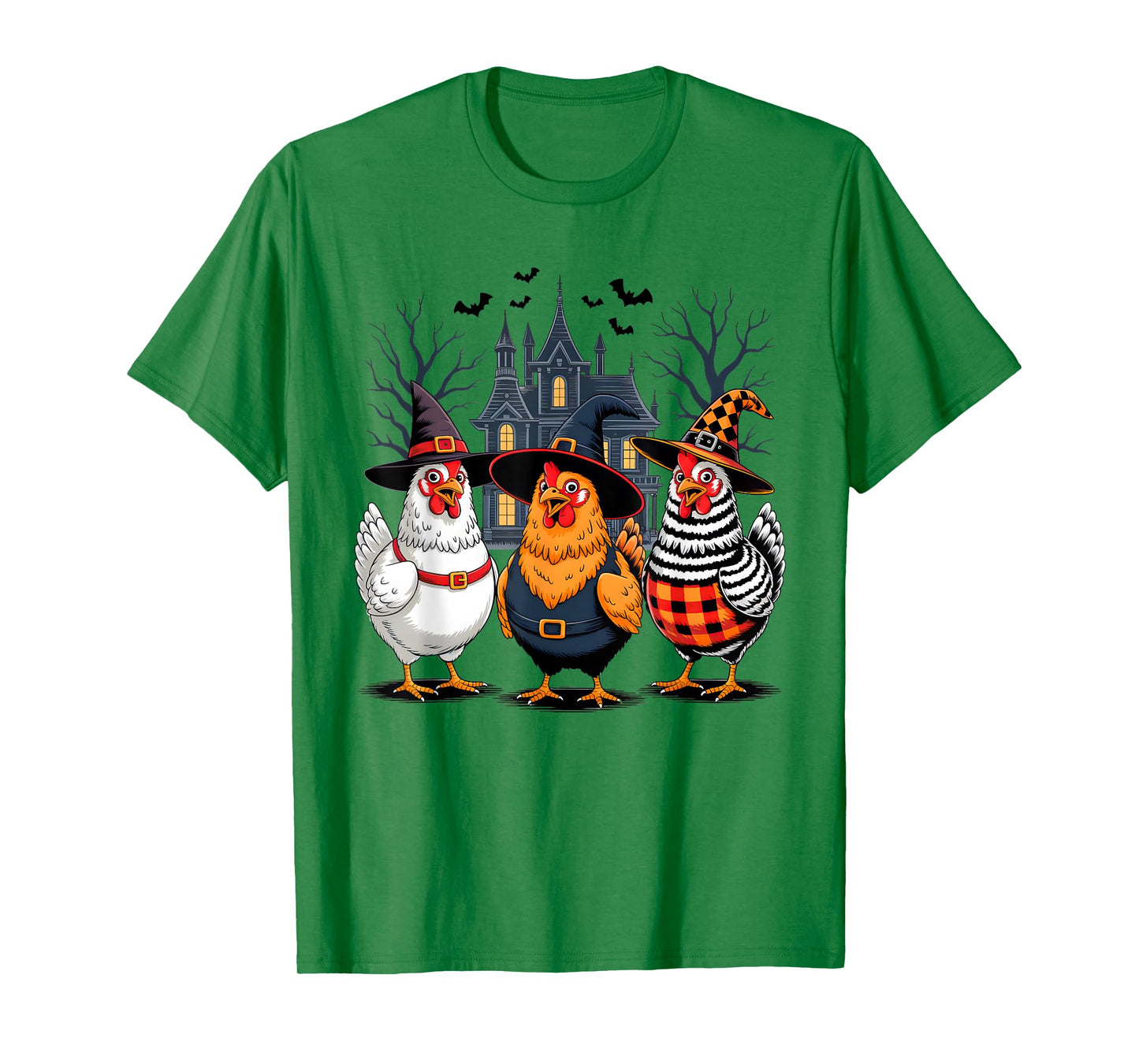 Halloween Chicken Witch Spooky Season For Men Women Farmer T-Shirt
