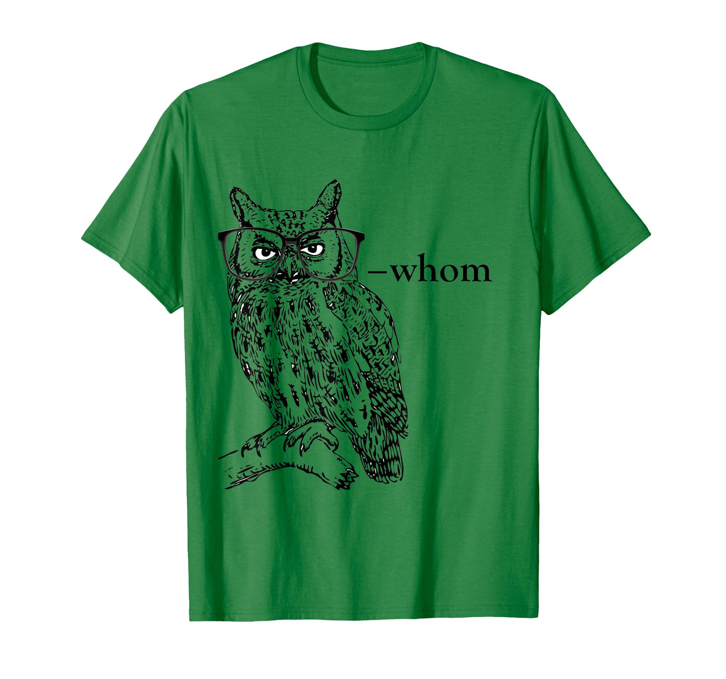 Who Whom Grammar Owl t shirt T-Shirt