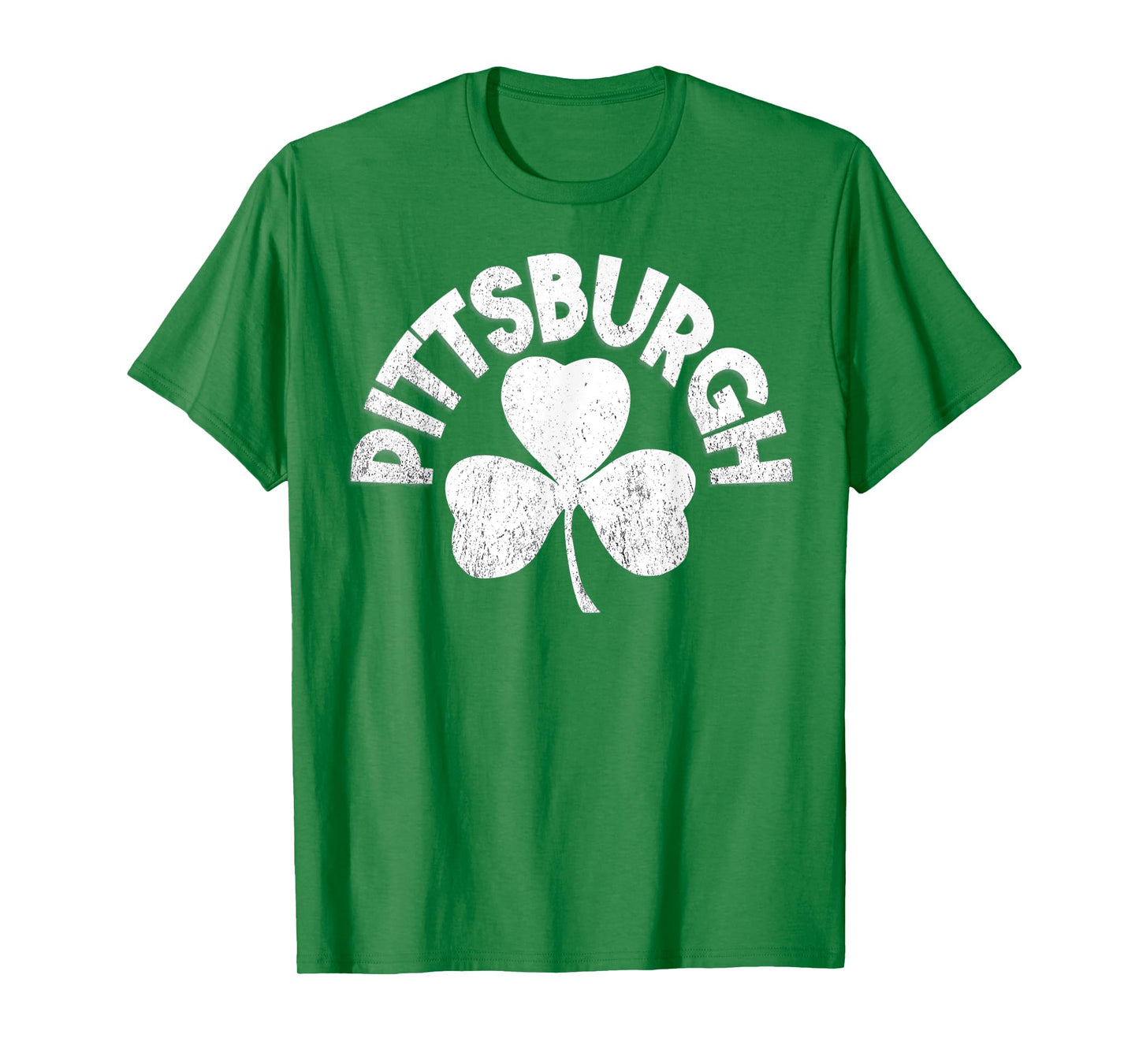 Pittsburgh St Patricks Day Distressed Irish Pittsburgh T-Shirt