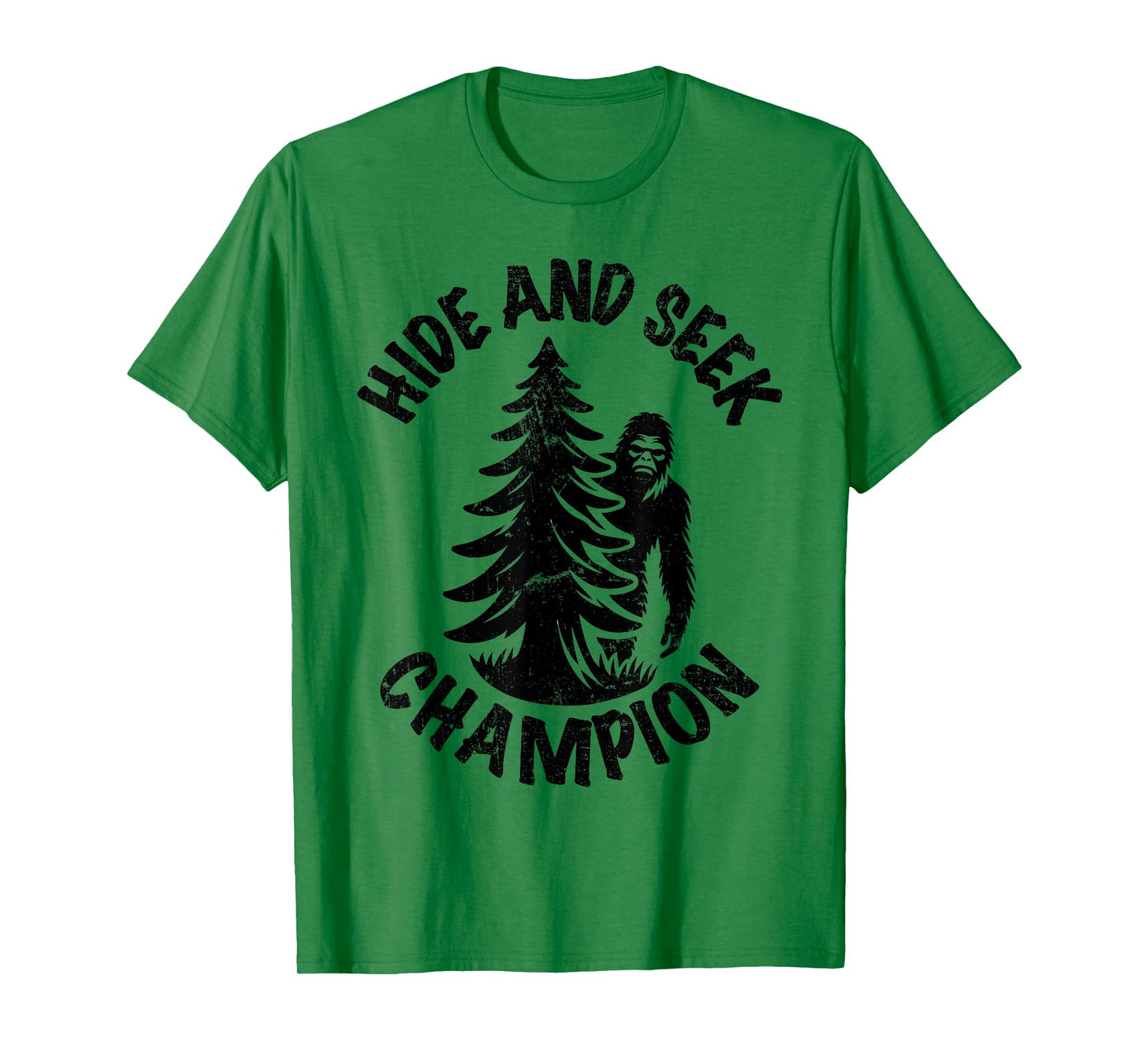 Bigfoot Hide and Seek Champion - Vintage retro T-Shirt