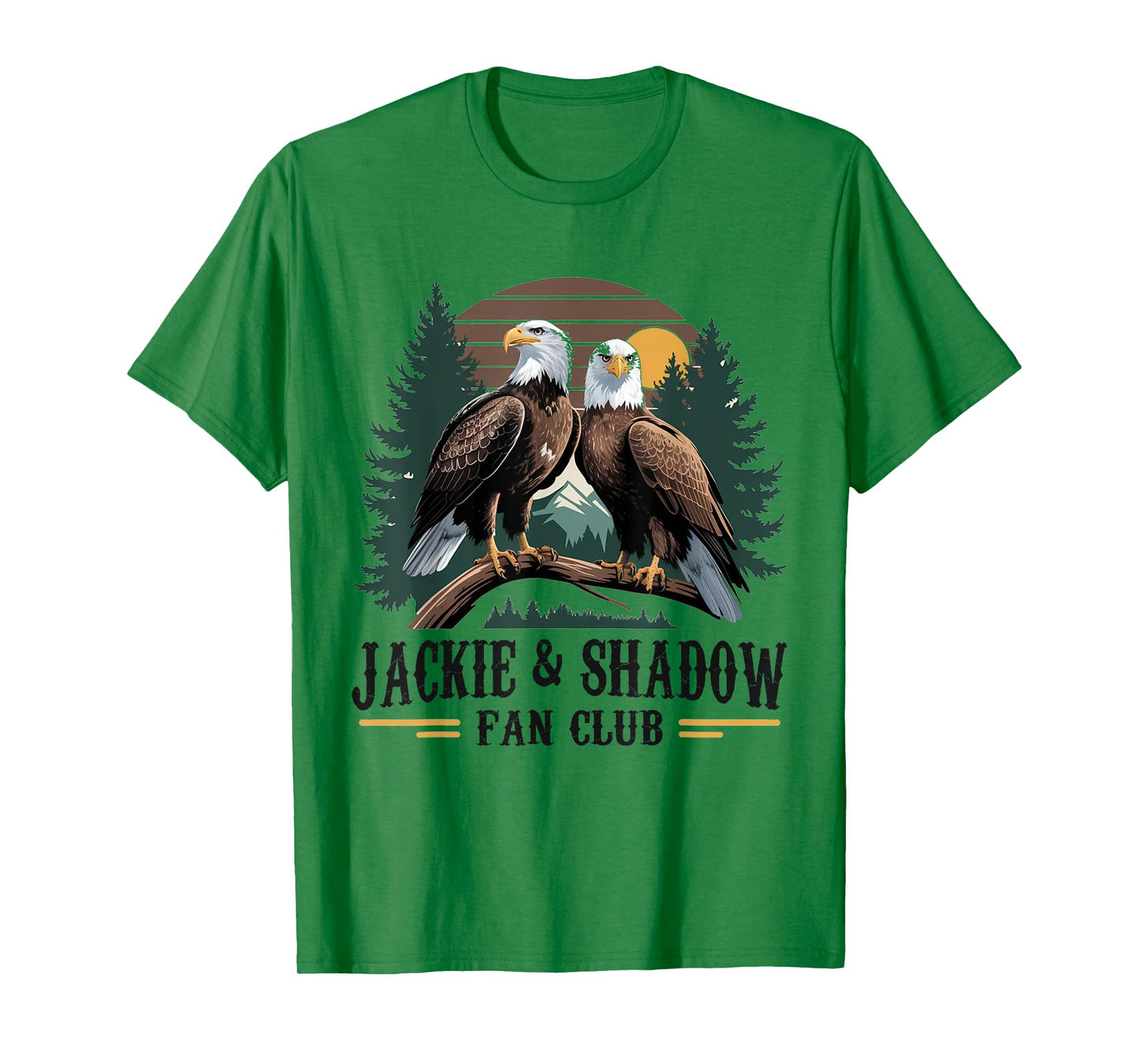 Jackie And Shadow Bald Eagle Nature Lover Wildlife Outdoor T-Shirt
