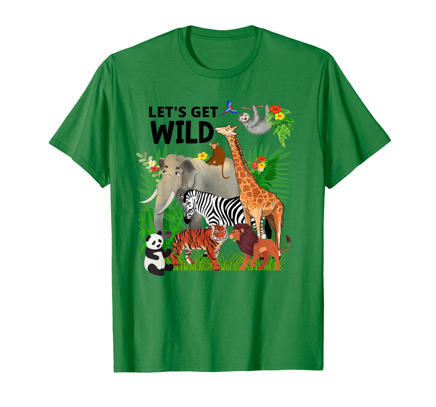 Zoo Animals Wildlife Birthday Party A Day At The Zoo Safari T-Shirt