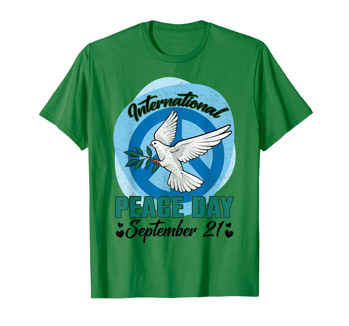 Funny Peace Bird World Peace Day International Day Of Peace T-Shirt