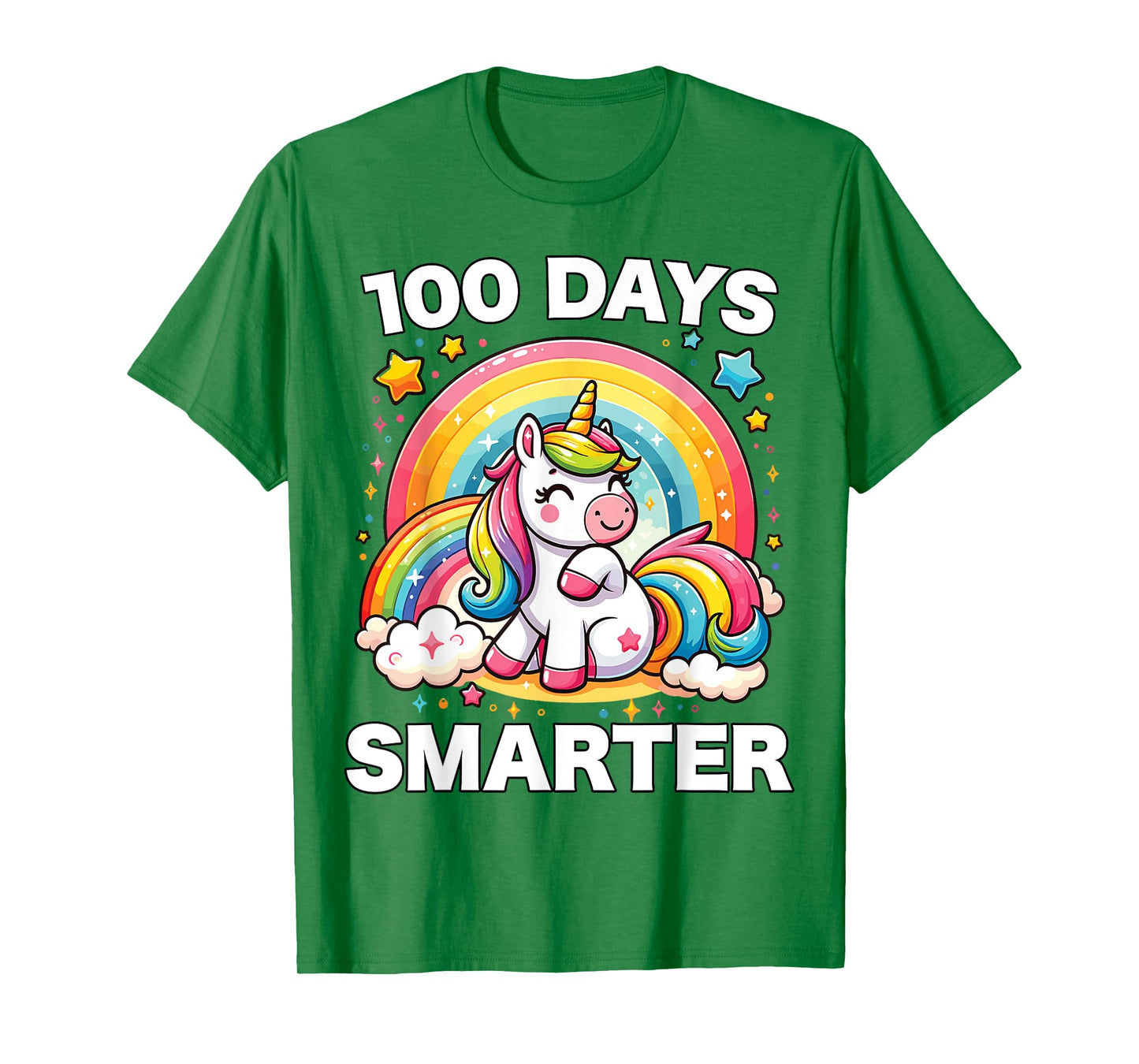 100 Days of School Unicorn Girls Teacher 100th Day of School T-Shirt