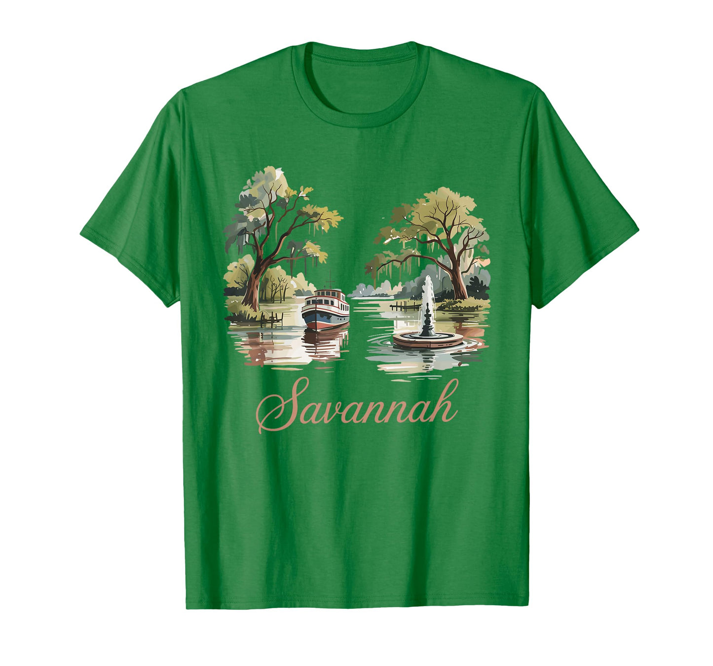 Historic Savannah Georgia Vintage Southern City T-Shirt