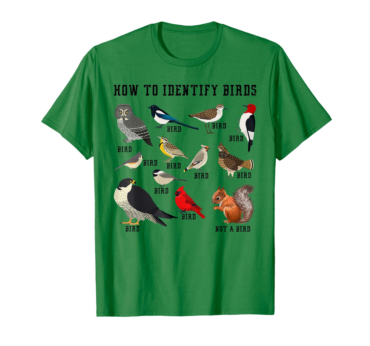 How to Identify Birds? Funny Birdwatcher for Nature Love T-Shirt