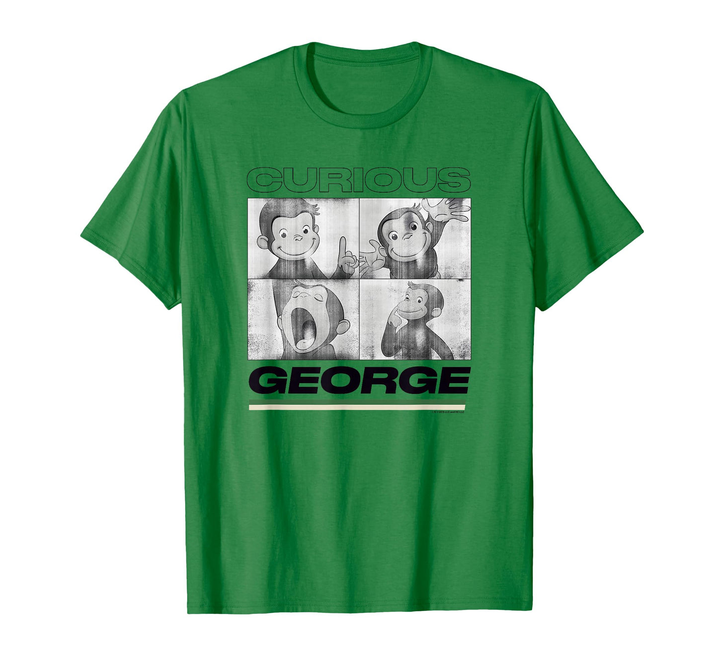 Curious George Vintage George Photo Box Up T-Shirt