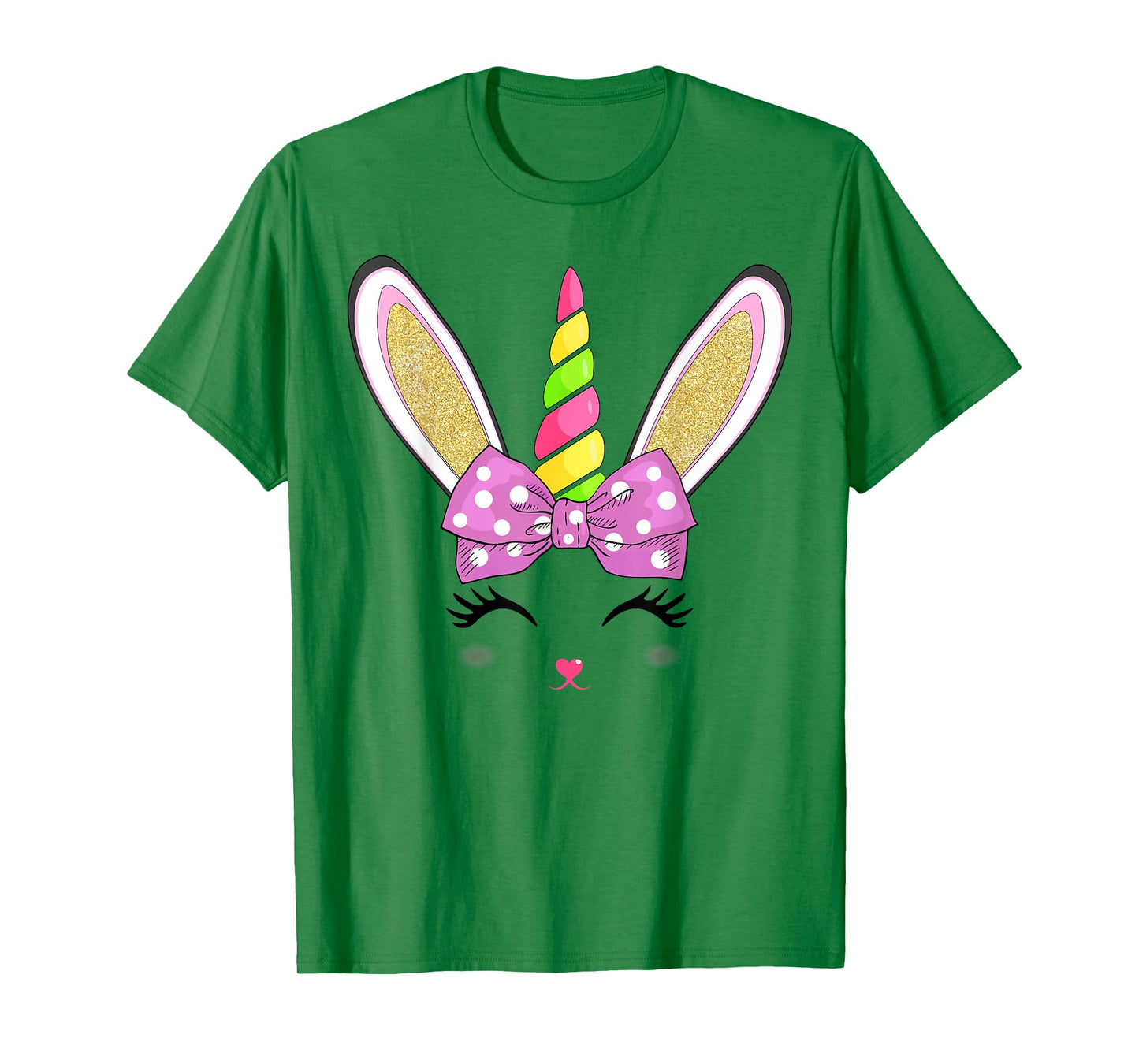 Cute Easter Bunny Face For Women Girls Kids T-Shirt