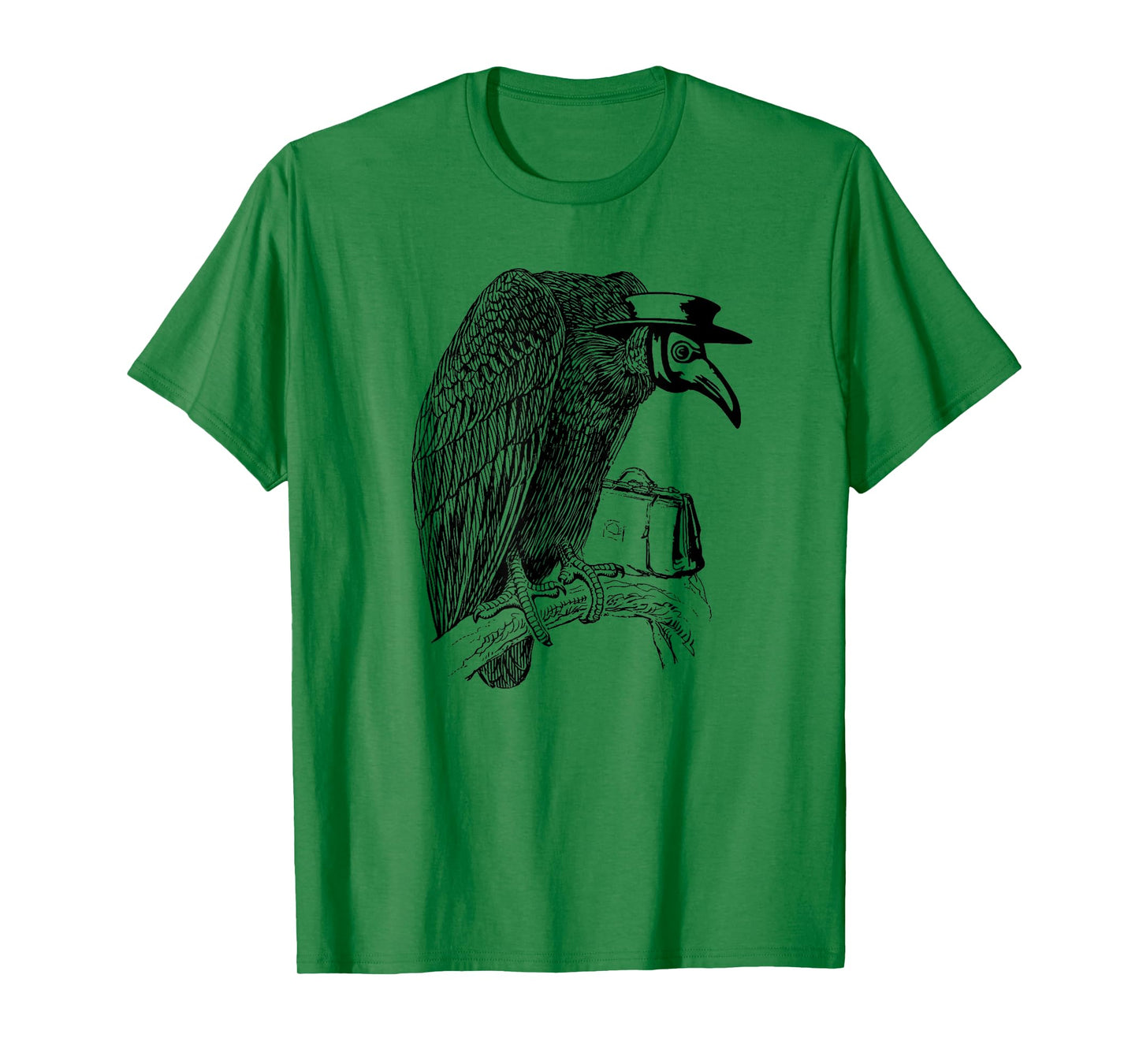 Vulture Plague Doctor Medieval Macabre T-Shirt