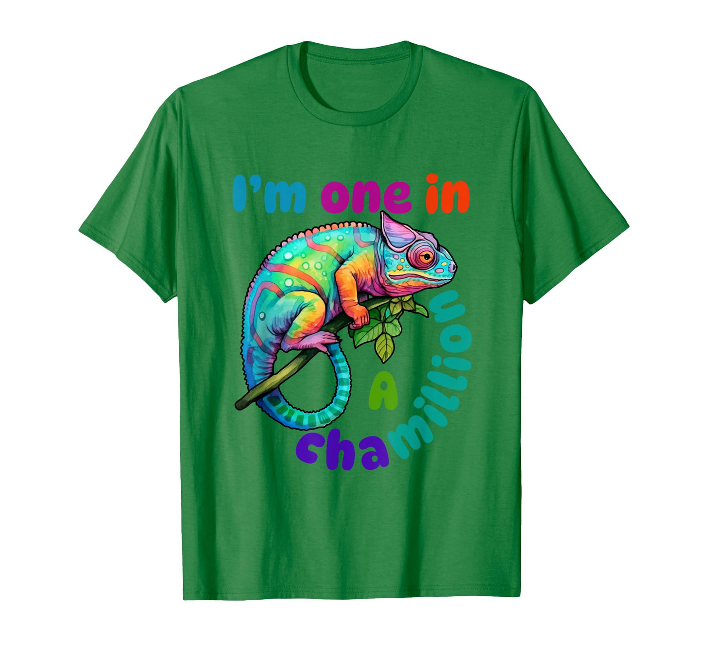 Chameleon Cute Lizard Saying Pun Kids Boys Toddlers T-Shirt