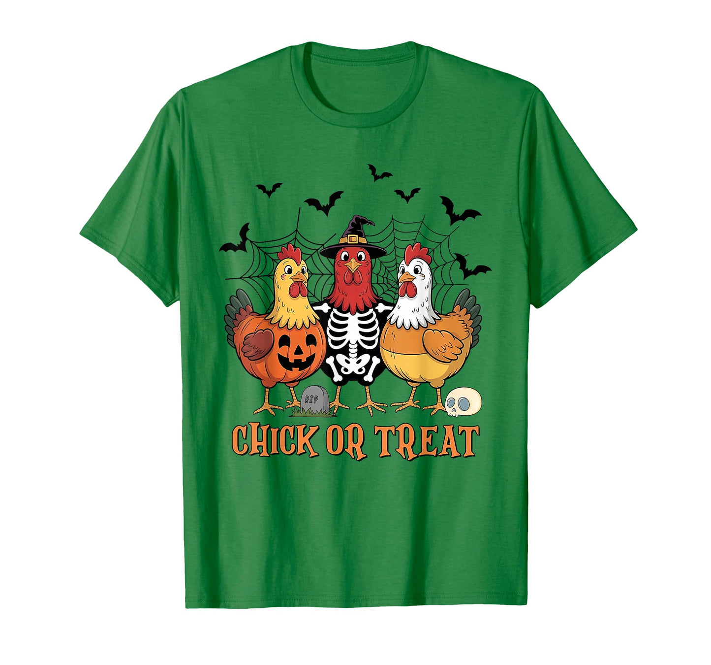Halloween Chicken Skeleton Chick Or Treat Spooky Season T-Shirt