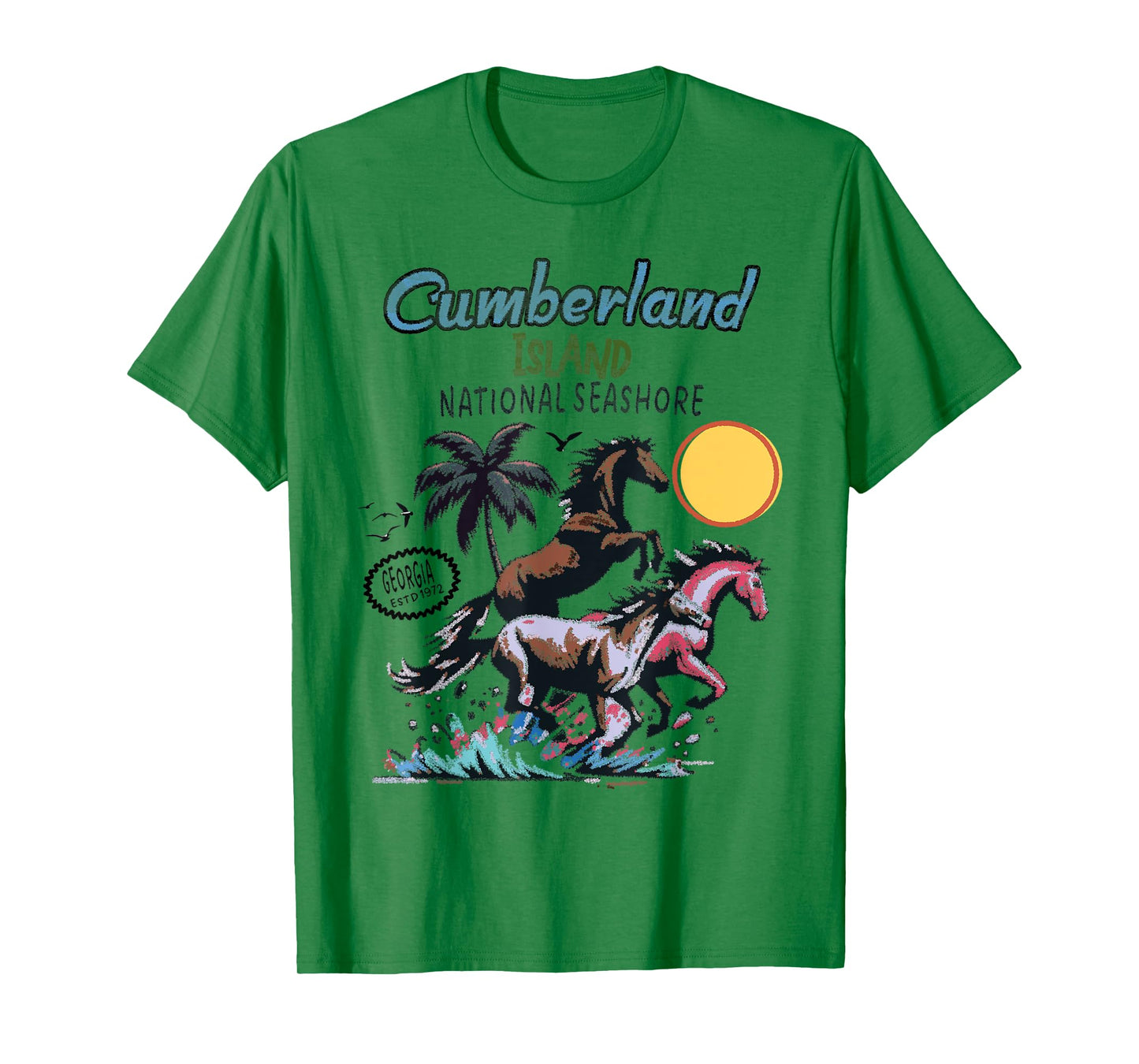 Cumberland Island National Seashore native horses T-Shirt