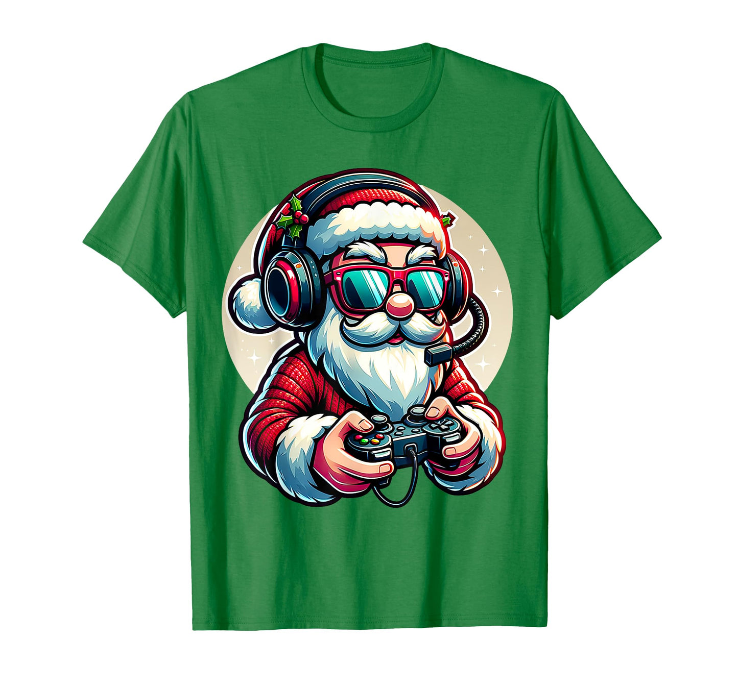 Christmas Gamer Boys Video Game Santa Xmas T-Shirt