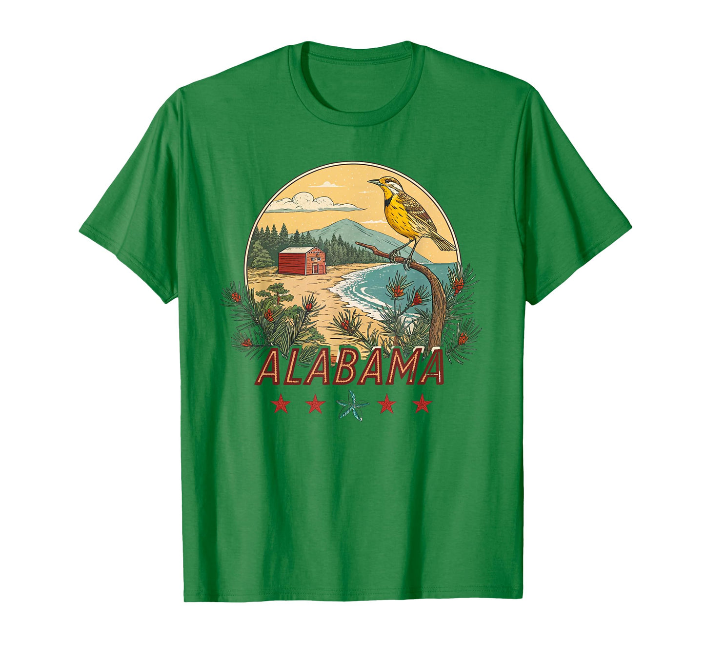 Retro Vintage Sweet Alabama Yellowhammer Souvenir T-Shirt