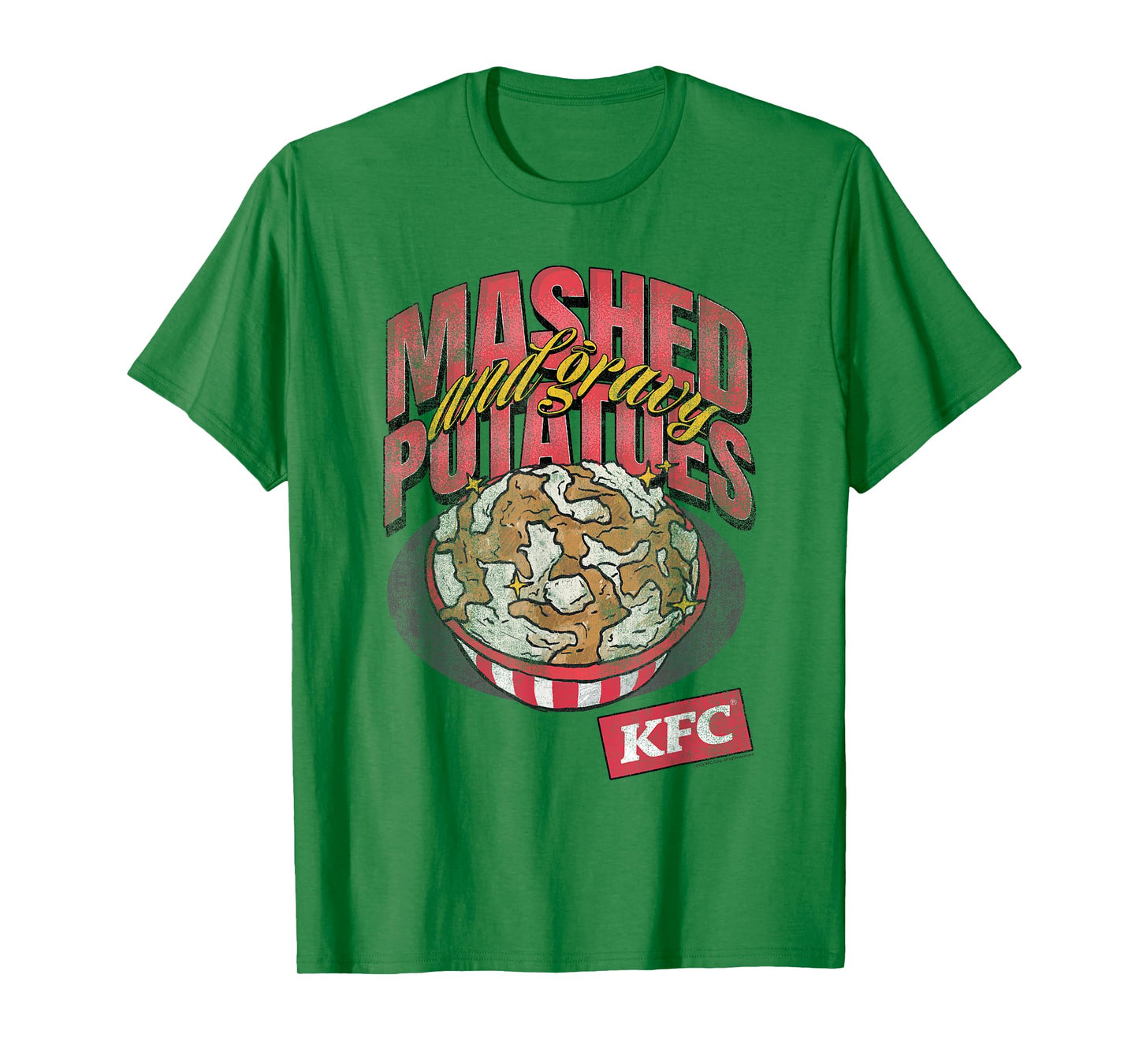 KFC Mashed Potatoes and Gravy Drawing Fun Food T-Shirt
