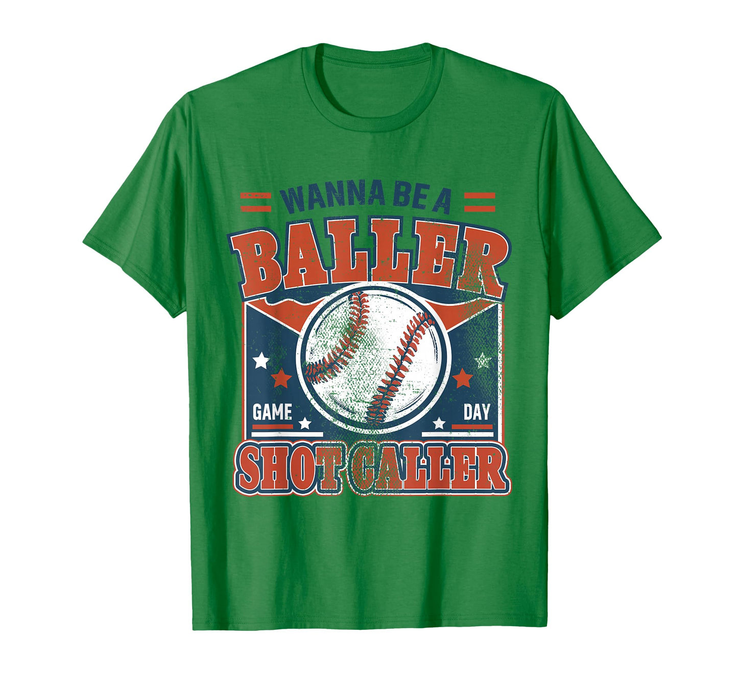 Old Fashion Wanna Be A Baller Shot Caller Mama Mom Baseball T-Shirt