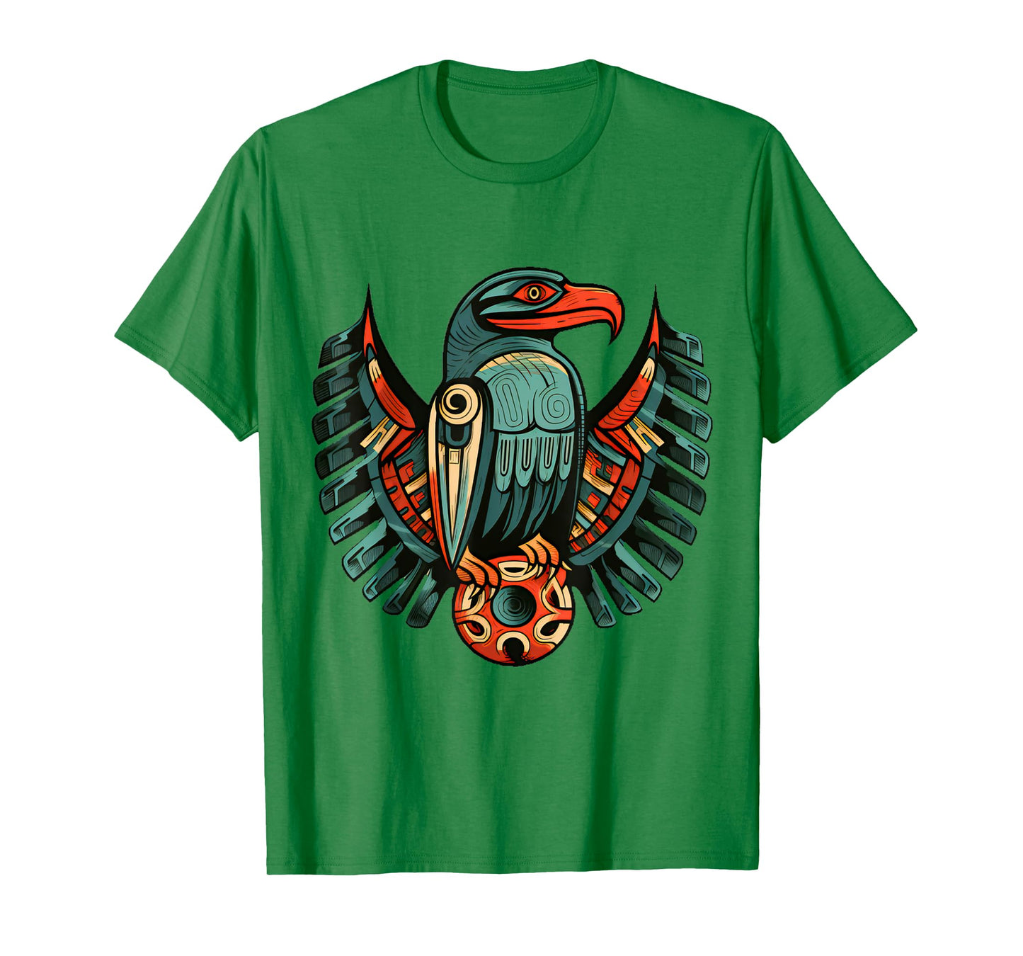 Pacific Northwest Native Art Raven Bird PNW T-Shirt