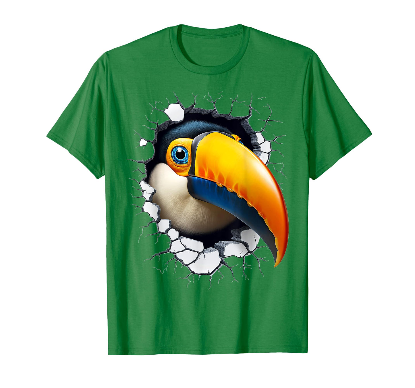 Toucan Animal Abstract Graphic Drawing Artwork Face Toucan T-Shirt