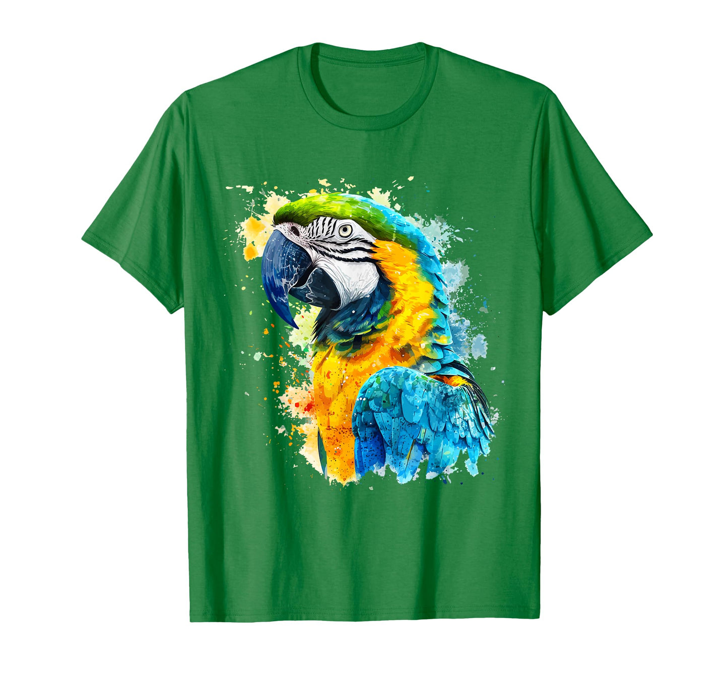Colorful Parrot Watercolor T-Shirt